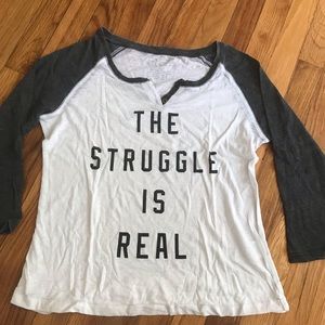 4/$28 NWOT Graphic Baseball Tee